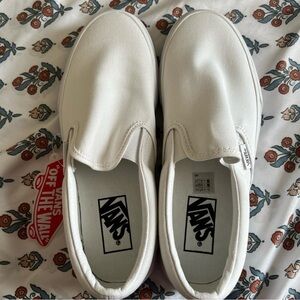 Vans Classic White Slip-On Shoes